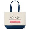 Sac de shopping bleu Anaelle en Vacances