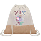 Sac Fête des Mères Mamie Cadeau anniversaire Noël Travail Métier Départ Retraite Collègue Femme Homme Fête des Pères Papa Maman Papi cabas shopping plage