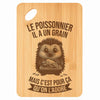 Planche bambou gravée personnalisée homme idée cadeau Fête des Pères apéro 30×20 prénom cuisine plateau fromage anniversaire noel papa papi 