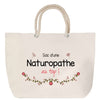 Sac Fête des Mères Mamie Famille Idée Cadeau anniversaire Noël Travail Boulot Métier Départ Retraite Collègue Femme cabas shopping plage