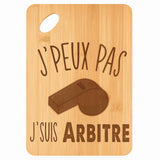 Planche bambou gravée personnalisée femme homme idée cadeau Fête des Mères Fête des Pères apéro papa maman prénom cuisine plateau fromage