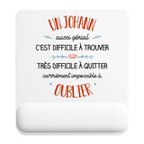 Tapis de souris ergonomique avec repose-poignet, accessoire bureau pour femme et homme, fête des pères, cadeau pas cher, idée cadeau fête des mères, secret santa, départ à la retraite, télétravail et gaming