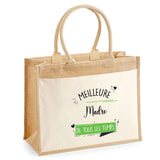 Sac Fête des Mères Mamie MAman Soeur Femme Famille Idée Cadeau anniversaire Noël Travail Boulot Métier Départ Retraite Collègue Femme cabas shopping plage