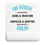 Tapis de souris ergonomique avec repose-poignet, accessoire bureau pour femme et homme, fête des pères, cadeau pas cher, idée cadeau fête des mères, secret santa, départ à la retraite, télétravail et gaming