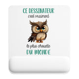 Tapis de souris ergonomique avec repose-poignet, accessoire bureau pour femme et homme, fête des pères, cadeau pas cher, idée cadeau fête des mères, secret santa, départ à la retraite, télétravail et gaming