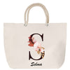 Sac Fête des Mères Mamie Famille Idée Cadeau anniversaire Noël Travail Boulot Métier Départ Retraite Collègue Femme cabas shopping plage