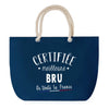 Sac de plage Bleu anse corde Certifiée meilleure Bru
