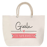 Sac Fête des Mères Mamie Famille Idée Cadeau anniversaire Noël Travail Boulot Métier Départ Retraite Collègue Femme cabas shopping plage