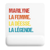 Tapis de souris ergonomique avec repose-poignet, accessoire bureau pour femme et homme, fête des pères, cadeau pas cher, idée cadeau fête des mères, secret santa, départ à la retraite, télétravail et gaming