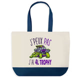 Sac de shopping bleu J'peux pas 4L Trophy