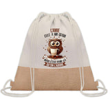 Sac Fête des Mères Mamie Maman Cadeau anniversaire Noël Travail Métier Départ Retraite Collègue Femme cabas shopping plage