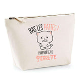 Trousse pochette de rangement maquillage Fête des Mères Mamie Famille Idée Cadeau anniversaire Noël Travail Boulot Métier Départ Retraite Collègue Femme