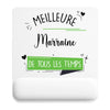 Tapis de souris Marraine Meilleure temps femme