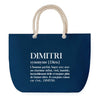 Sac de plage Bleu anse corde Dimitri Définition Homme
