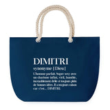 Sac de plage Bleu anse corde Dimitri Définition Homme