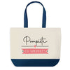 Sac de shopping bleu Pompiste en Vacances