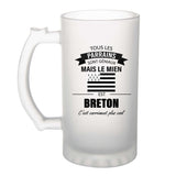 Chope de bière homme personnalisé idée cadeau homme Chope de bière original homme Chope de bière prénom cadeau noël anniversaire secret santa Verre à Bière pinte