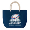 Sac de plage Bleu anse corde Rugby Légende Humour Geek