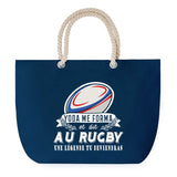 Sac de plage Bleu anse corde Rugby Légende Humour Geek