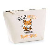 Trousse pochette de rangement maquillage Fête des Mères Mamie Famille Idée Cadeau anniversaire Noël Travail Boulot Métier Départ Retraite Collègue Femme
