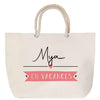 Sac Fête des Mères Mamie Famille Idée Cadeau anniversaire Noël Travail Boulot Métier Départ Retraite Collègue Femme cabas shopping plage