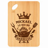Planche bambou gravée personnalisée homme idée cadeau Fête des Pères apéro 30×20 prénom cuisine plateau fromage anniversaire noel papa papi 