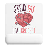 Tapis de souris ergonomique avec repose-poignet, accessoire bureau pour femme et homme, fête des pères, cadeau pas cher, idée cadeau fête des mères, secret santa, départ à la retraite, télétravail et gaming