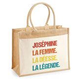 Sac Fête des Mères Mamie MAman Soeur Femme Famille Idée Cadeau anniversaire Noël Travail Boulot Métier Départ Retraite Collègue Femme cabas shopping plage