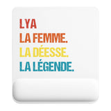 Tapis de souris ergonomique avec repose-poignet, accessoire bureau pour femme et homme, fête des pères, cadeau pas cher, idée cadeau fête des mères, secret santa, départ à la retraite, télétravail et gaming