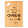 Planche bambou gravée personnalisée femme idée cadeau Fête des Mères apéro 30×20 prénom cuisine plateau fromage anniversaire noel maman mamie
