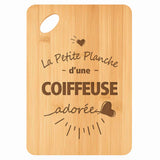 Planche bambou gravée personnalisée femme idée cadeau Fête des Mères apéro 30×20 prénom cuisine plateau fromage anniversaire noel maman mamie
