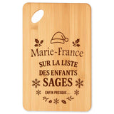 Planche à découper cadeau Noël famille amis papa maman mamie papi, idée cadeau apéro et cuisine, Secret Santa