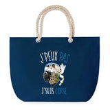 Sac de plage Bleu anse corde J'peux Pas Corse