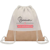 Sac Fête des Mères Mamie Maman Cadeau anniversaire Noël Travail Métier Départ Retraite Collègue Femme cabas shopping plage