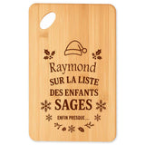 Planche à découper cadeau Noël famille amis papa maman mamie papi, idée cadeau apéro et cuisine, Secret Santa