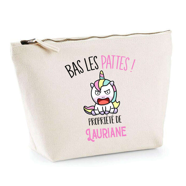 Trousse pochette de rangement maquillage Fête des Mères Mamie Famille Idée Cadeau anniversaire Noël Travail Boulot Métier Départ Retraite Collègue Femme