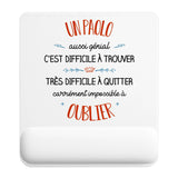 Tapis de souris ergonomique avec repose-poignet, accessoire bureau pour femme et homme, fête des pères, cadeau pas cher, idée cadeau fête des mères, secret santa, départ à la retraite, télétravail et gaming