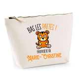 Trousse pochette de rangement maquillage Fête des Mères Mamie Famille Idée Cadeau anniversaire Noël Travail Boulot Métier Départ Retraite Collègue Femme