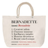 Sac Fête des Mères Mamie Famille Idée Cadeau anniversaire Noël Travail Boulot Métier Départ Retraite Collègue Femme cabas shopping plage