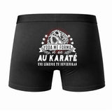 Caleçon Une légende Te Forma karaté - Dos - Humour Boxer Coton Motif Métier Idée Cadeau Anniversaire Noël Homme
