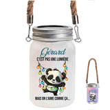 Lanterne Gérard Panda Lumière | Lampe Jardin Idée Décoration Cadeau