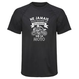 Maillot de Sport Homme Moto Sexagenaire Sexagenaire Homme - T-Shirt Respirant Polyester Manches Courtes - Cadeau Sportif Anniversaire Noël Fête des Pères