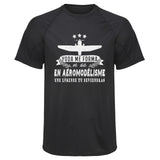 Maillot de Sport Homme Aeromodelisme Une Legende Tu Deviendras - T-Shirt Respirant Polyester Manches Courtes - Cadeau Sportif Anniversaire Noël Fête des Pères