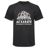 Maillot de Sport Homme Karate Une Legende Tu Deviendras - T-Shirt Respirant Polyester Manches Courtes - Cadeau Sportif Anniversaire Noël Fête des Pères