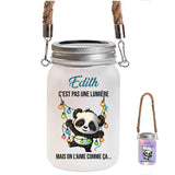 Lanterne Edith Panda Lumière | Lampe Jardin Idée Décoration Cadeau