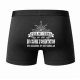Caleçon Une légende Te Forma Course de Haies - Dos - Humour Boxer Coton Motif Métier Idée Cadeau Anniversaire Noël Homme