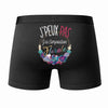 Caleçon J'peux Pas J'Ai Composition Florale - Humour Boxer Coton Idée Cadeau