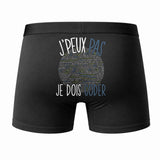 Caleçon J'peux Pas J'Ai Développeur - Humour Boxer Coton Idée Cadeau