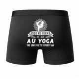 Caleçon Une légende Te Forma Yoga Femme - Dos - Humour Boxer Coton Motif Métier Idée Cadeau Anniversaire Noël Homme