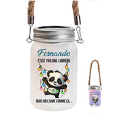 Lanterne Fernando Panda Lumière | Lampe Jardin Idée Décoration Cadeau